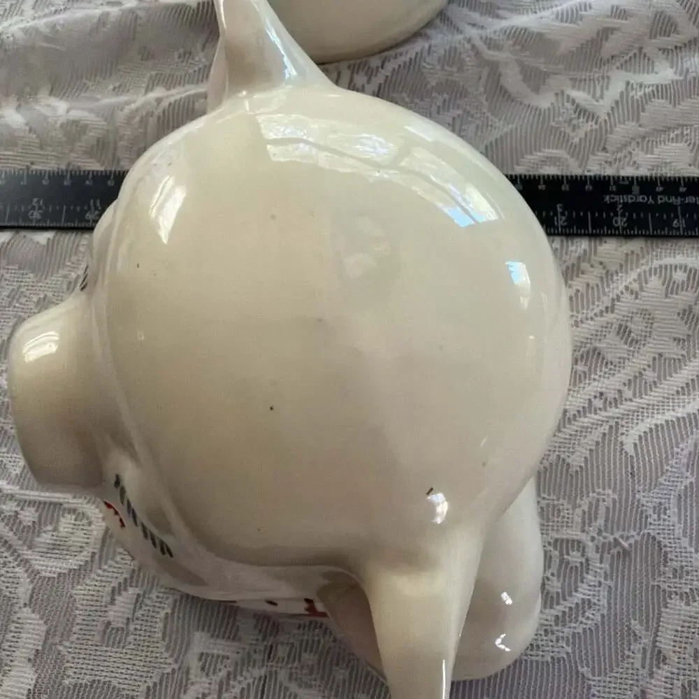 Shawnee Pottery Smiley Pig Vintage Cookie Jar 11